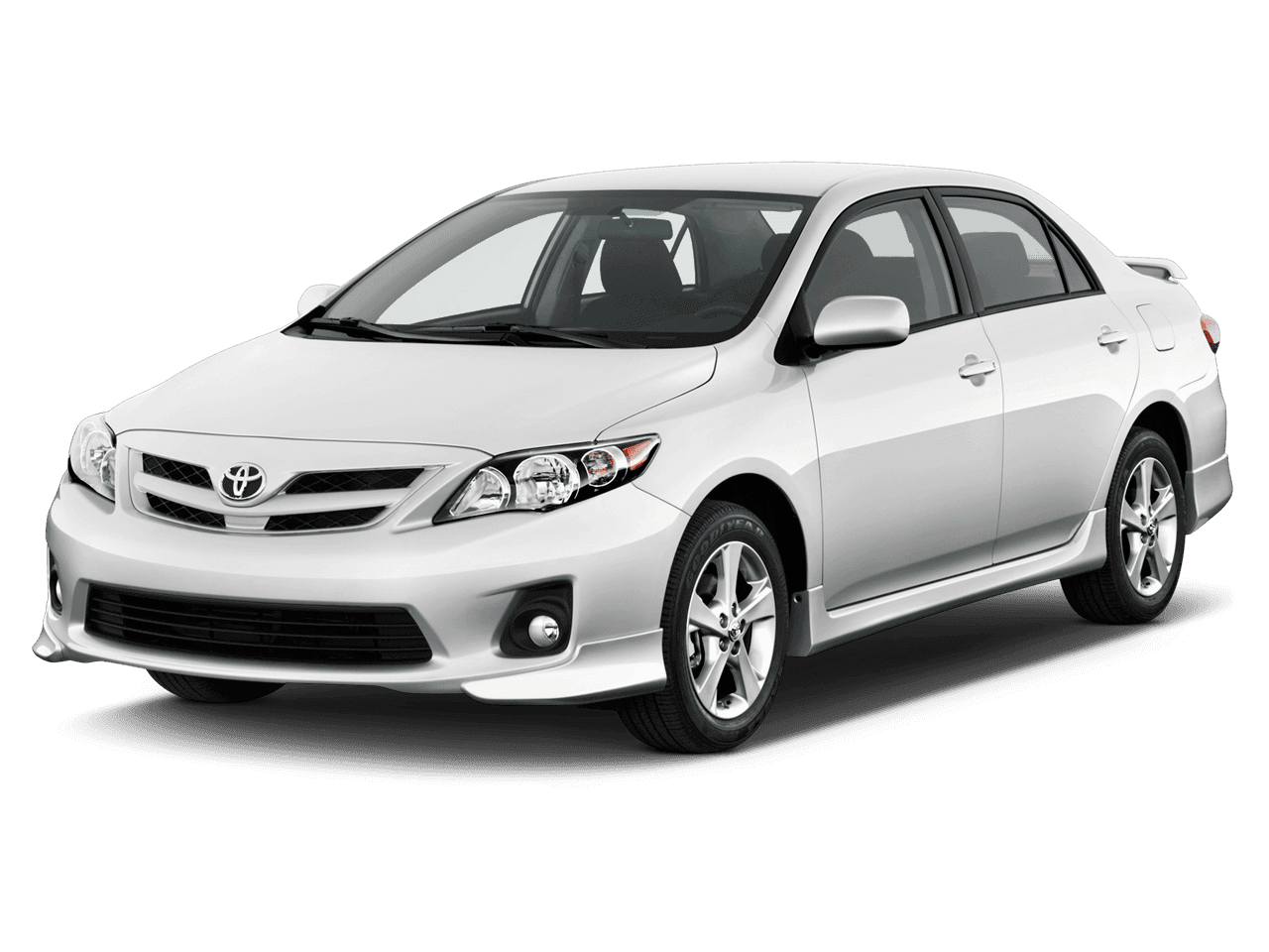 a white car